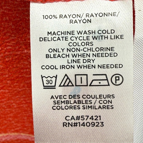 Loft size 10 Women’s Red Floral Lily Cap Sleeve Side Slit Midi Dress - Picture 7 of 9